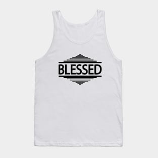 Blessed typography design Tank Top